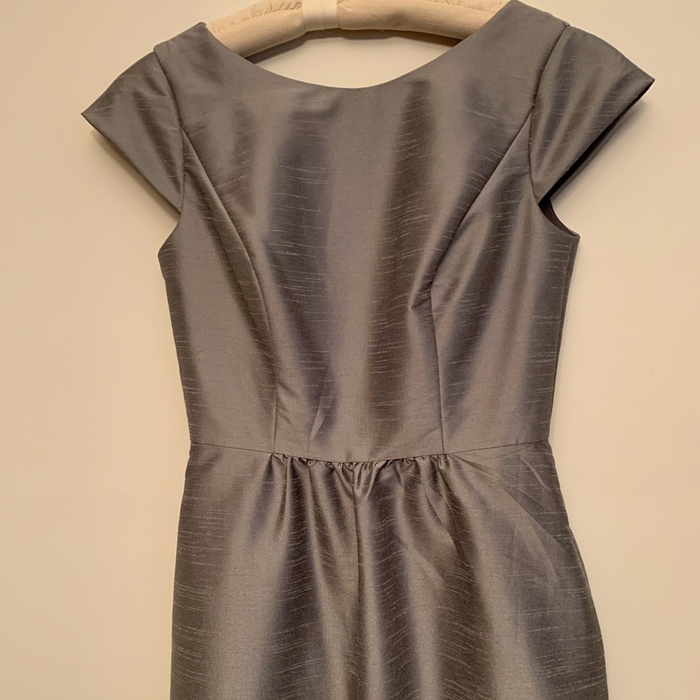 Alfred Sung Silver Gown Dress Sz 6